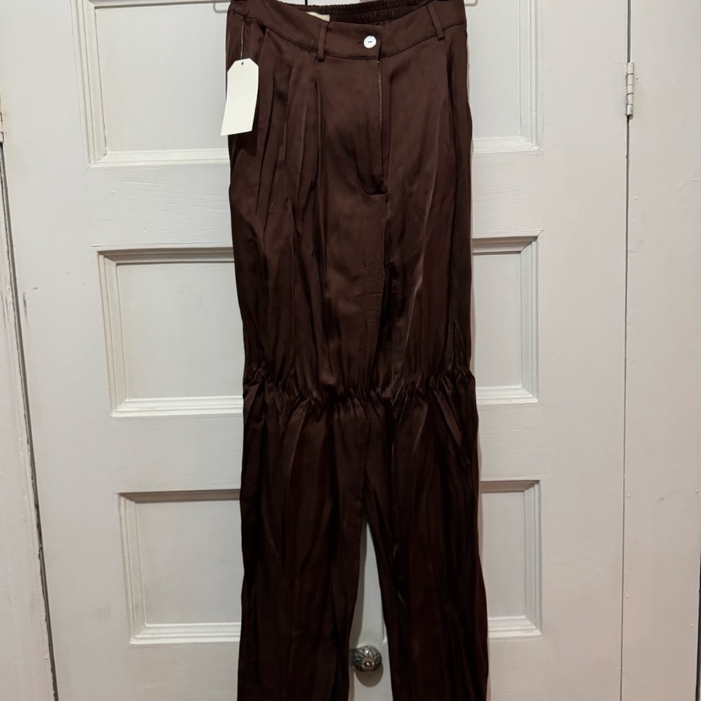 DONNI Silky Pleated Trouser